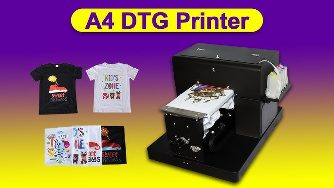  cxb A4 DTG Printer, t-Shirts Printing Machine, with Textile Ink  : Office Products