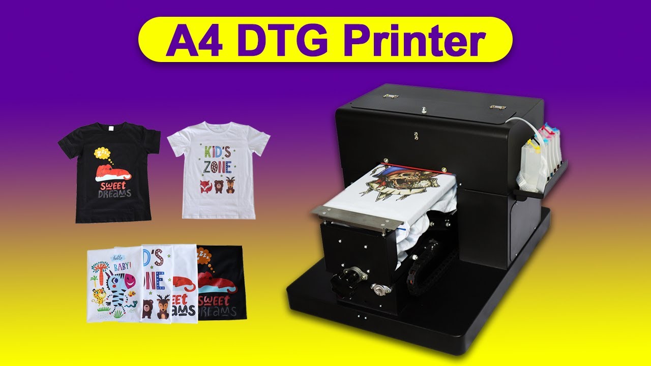 a3/a4 size dtg printer t-shirt printer