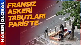 Fransız Askerlerine Tabut Yolladılar Parisin Ortasında İnanılmaz Görüntü Macron'u Şok Edecek!