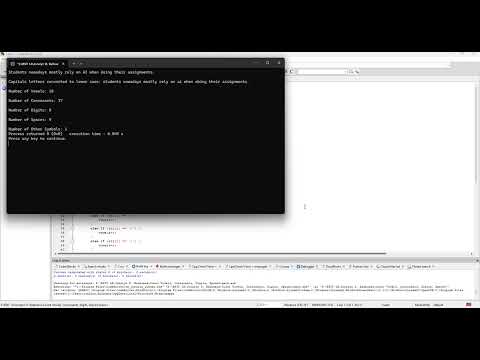 Count Vowels, Consonants, Digits, Spaces - C Programming Language 