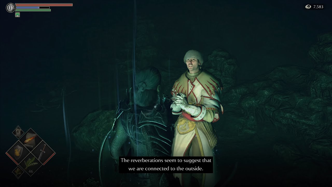 Demon's Souls (PS5) Meeting Saint Urbain Down the Hole in Ritual Path