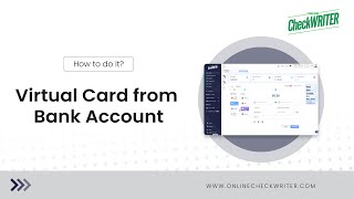 Send Virtual Card to Anyone from Bank Account | OnlineCheckWriter.com