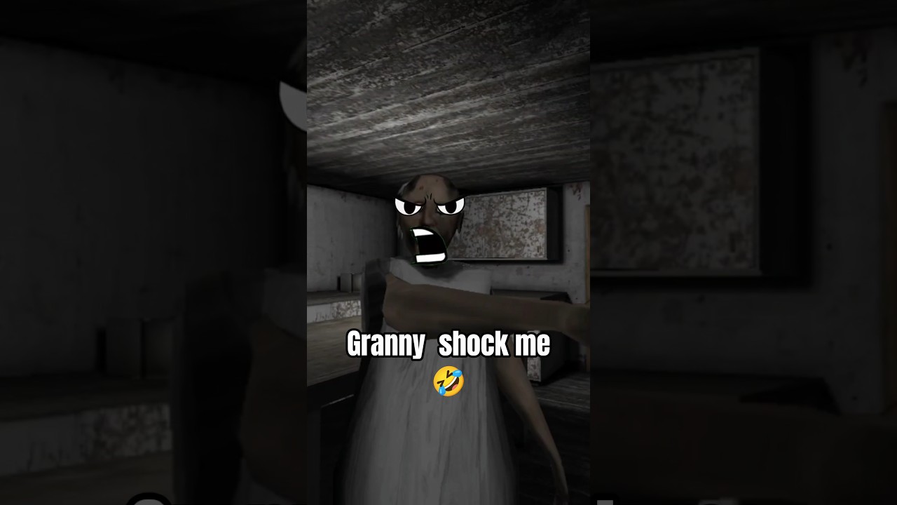 Granny Funny Meme Short 😂 | Granny Angry Chase Under Table Gone Wrong 😱 