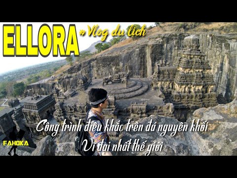 Sốc trước các hang động tôn giáo lớn nhất TG🕉️Hành hương ELLORA 1.500 tuổi