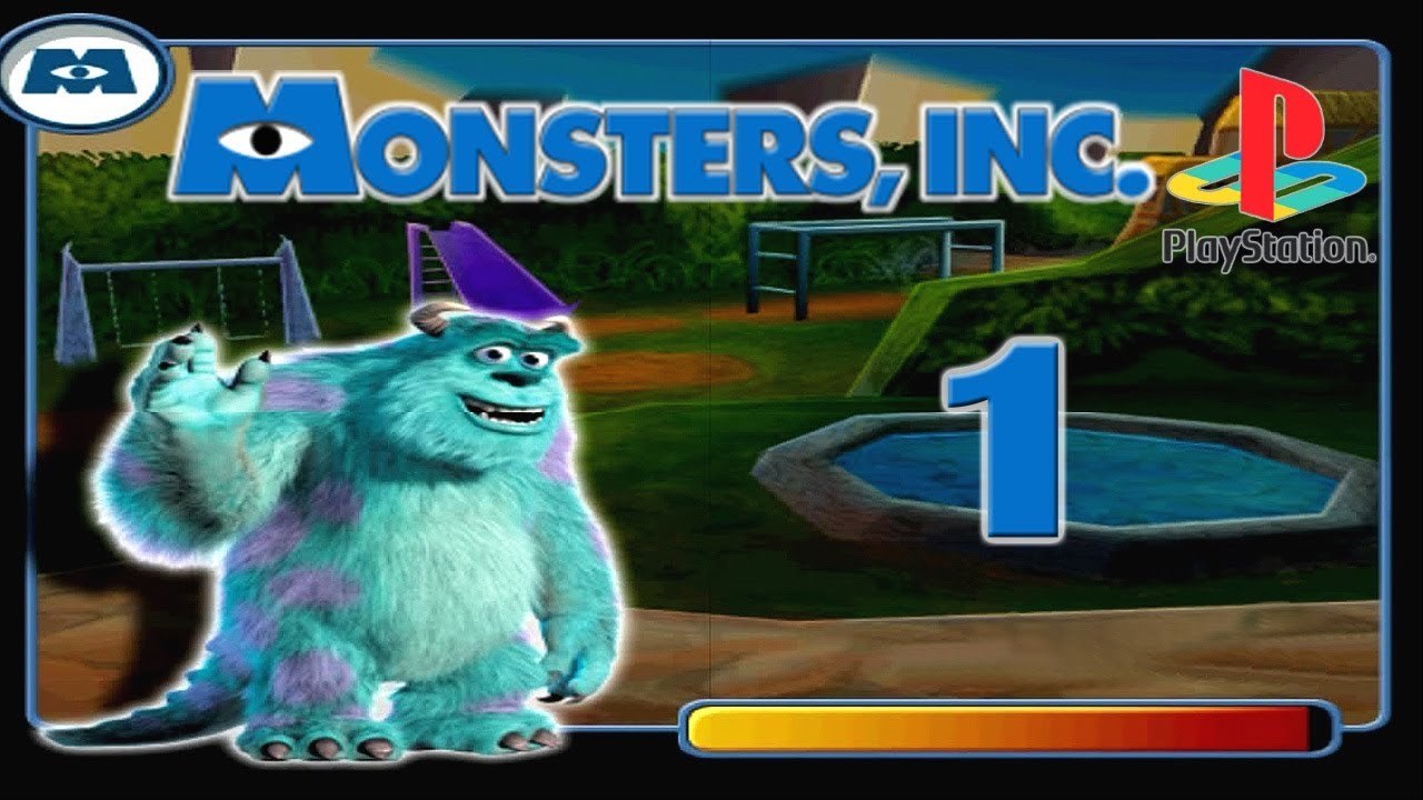 PS1 Корпорация монстров - # 1 Обучение и Город (парк и центр) - YouTube