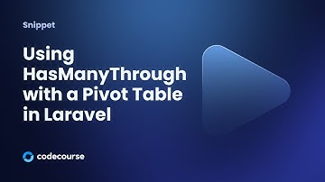 Using HasManyThrough with a Pivot Table in Laravel