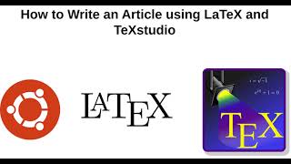 How to Write an Article using Latex and TeXstudio screenshot 4