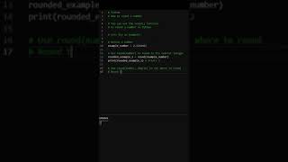 How to round a number in Python