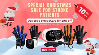 SYREBO C11 STROKE HAND REHABILITATION ROBOT GLOVES ARE ON SLAE NOW! GREAT GIFT FOR A STROKE PATIENT!