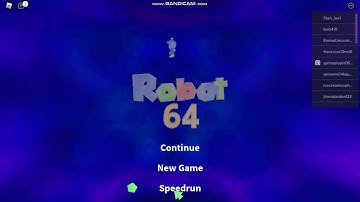 Robot 64 Category Extensions Tutorial% No Skip Speedrun (23.19)