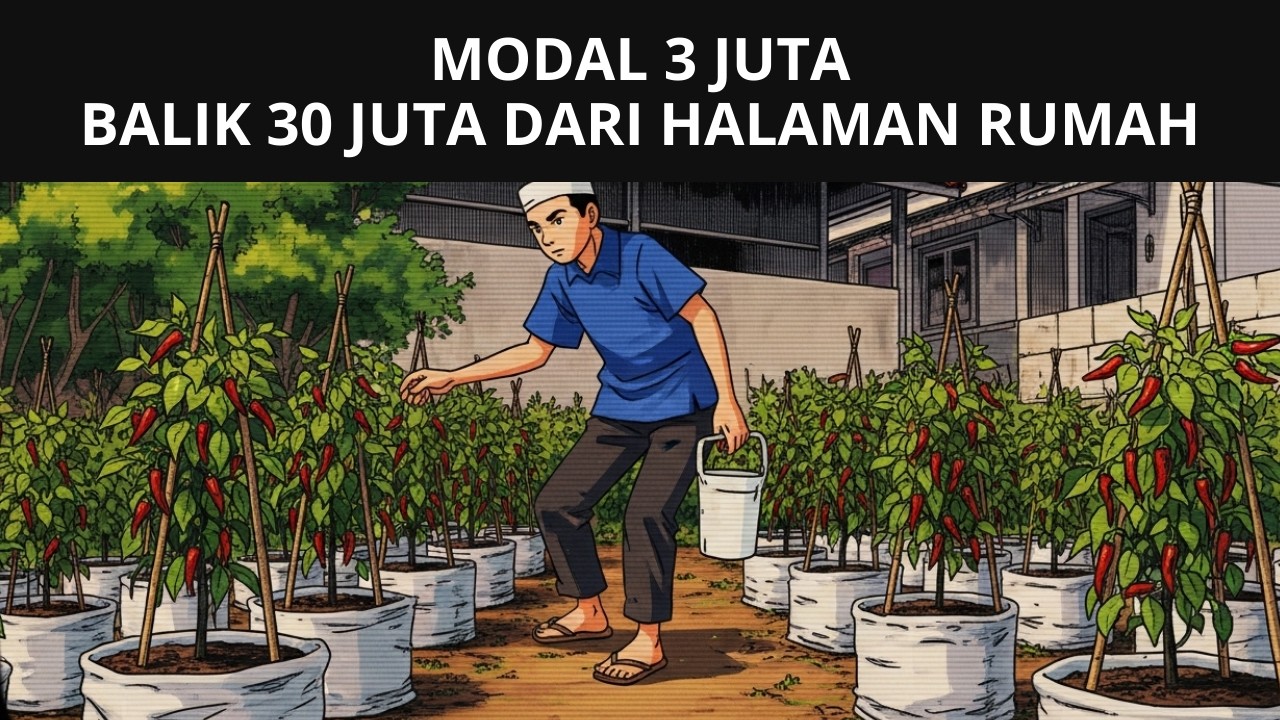 Rahasia Sukses Tanam Cabai di Polybag Omzet Puluhan Juta