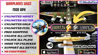 WARPLANES WW2 DOGFIGHT MOD APK V 2.3.9 LATEST 2026 - UNLIMITED MONEY & UNLOCK ALL PLANES screenshot 5