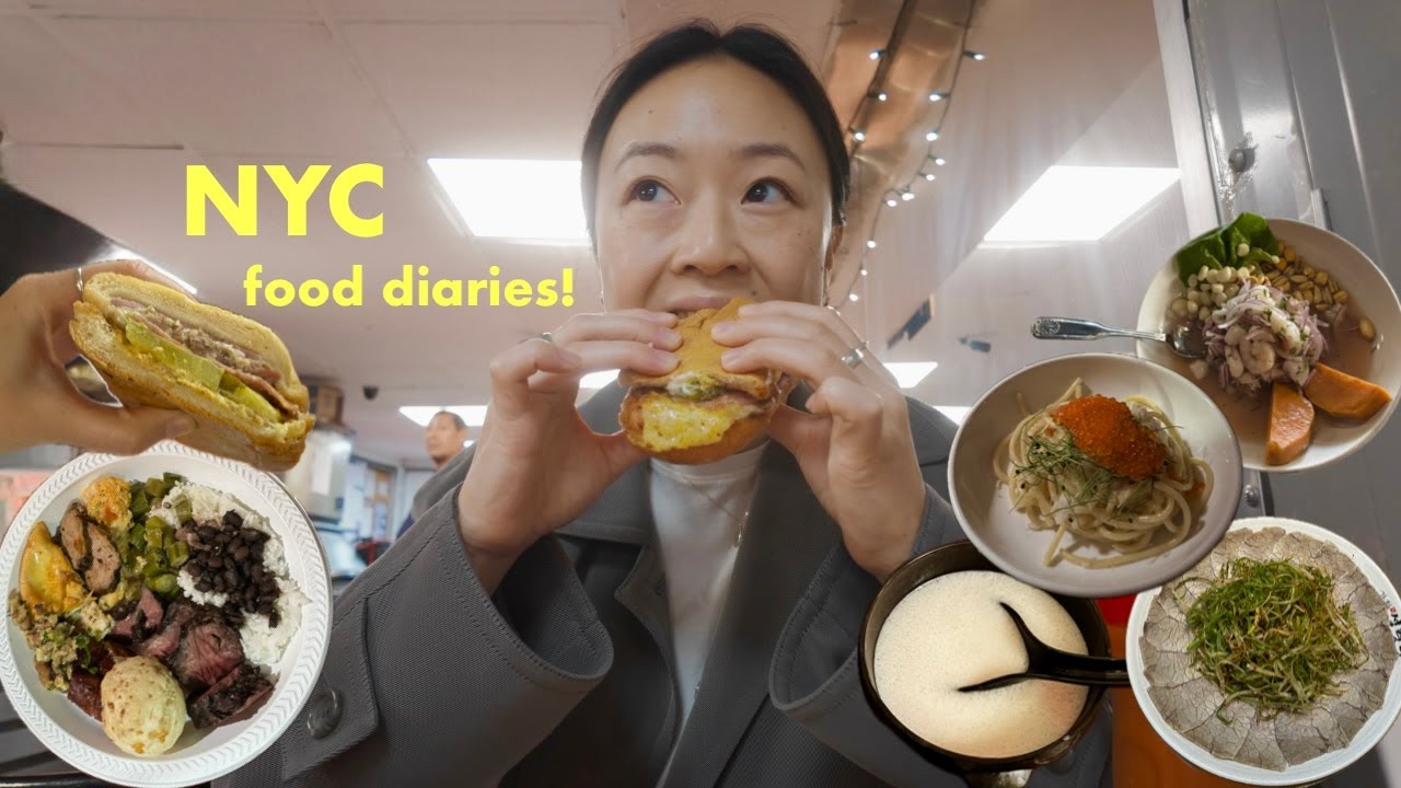 What I've been eating in NYC | a Brazilian buffet, strawberry makgeolli 🍓, and the BEST cubano!