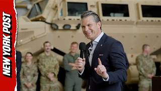 Pete Hegseth’s Trump Impression Has Troops Cracking Up