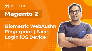 Magento 2 Biometric WebAuthn | Face Authenticator on iOS Device