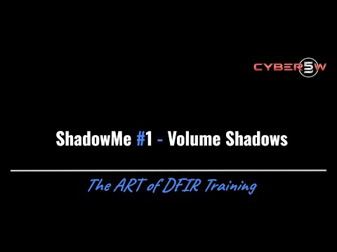 How to Use Windows Volume Shadow Copies in Digital Forensics | ShadowMe Webinar