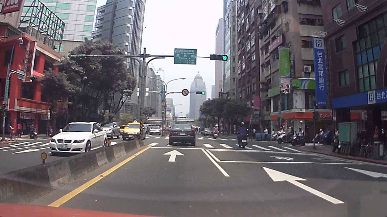 台北市基隆路二段辛亥路三段 信義路四段間一路綠燈 Youtube