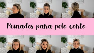 Peinados para pelo corto 💇🏼‍♀️| Peinados Corte bob| Peinados media melena | Srta Monnie