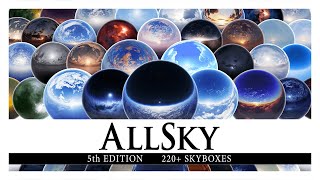 Allsky  A  Palette Of 220 Skies For Unity