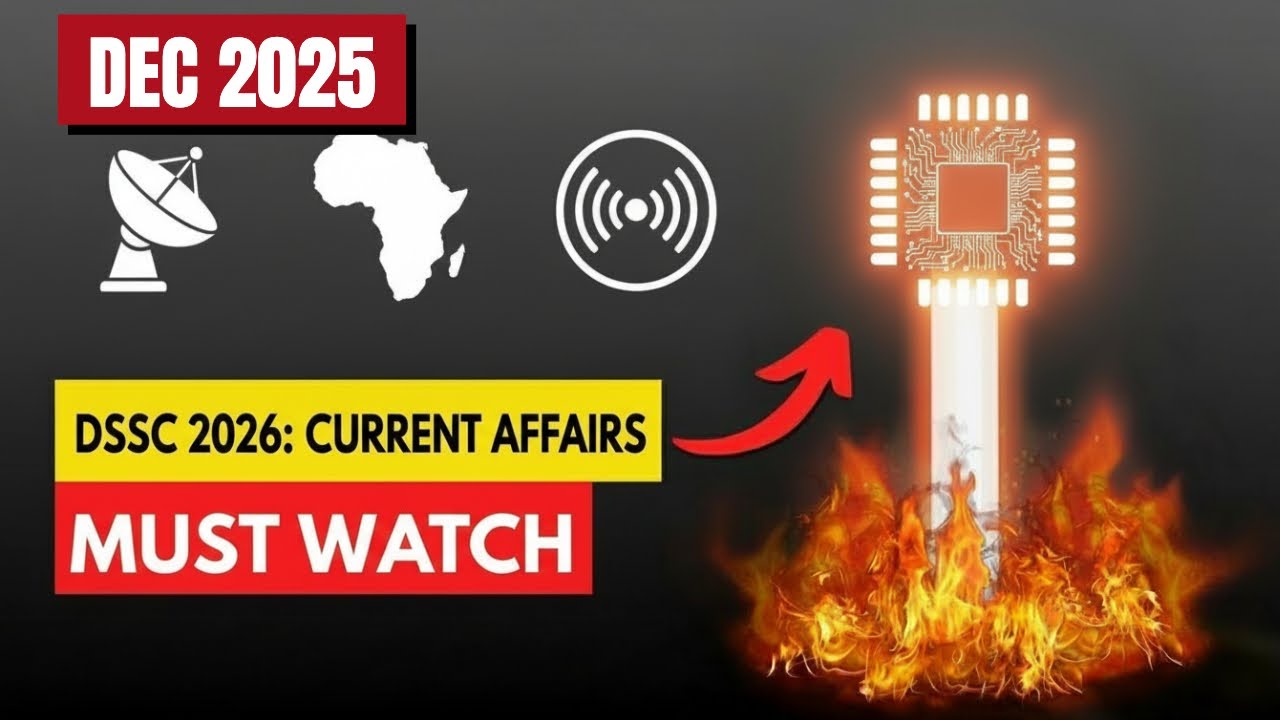 DSSC 2026 Current Affairs December | Top 5 Most Important Questions ...