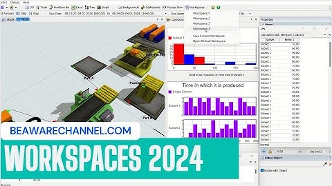 New Feature Workspaces in Flexsim 2024 | Simulation | Training Modules | Tutorial | BE AWARE #learn