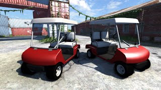 Beamng Drive F Cart Crash Testing - Thunderly