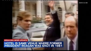 Full Hotel of WHCD shooting is same venue where fmr. President Reagan was shot in 1981 Update