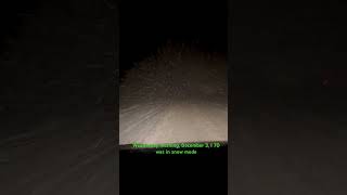 Wednesday morning in the a.m. on I 70 December 3 was quite snowy #interstate70 #colorado