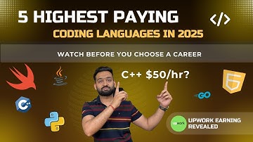 5 Highest Paying Programming Languages in 2025 – Jobs & Upwork Earnings!