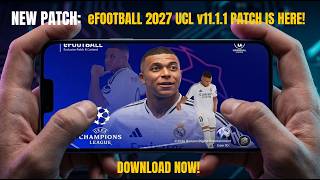 How To DOWNLOAD eFootball 2027 Champions League PATCH ONLINE MOD 🔥 Download & Install on Android