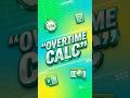 Excel Overtime Hack: The MAX & 24 Trick! 🚀 #ExcelTips #Shorts