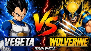 Vegeta vs Wolverine | MUGEN Battle 