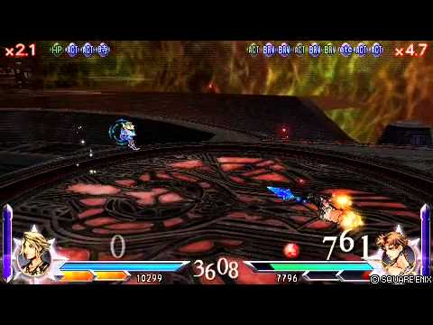 DISSIDIA FINAL FANTASY 012 邦 VS 巴茲