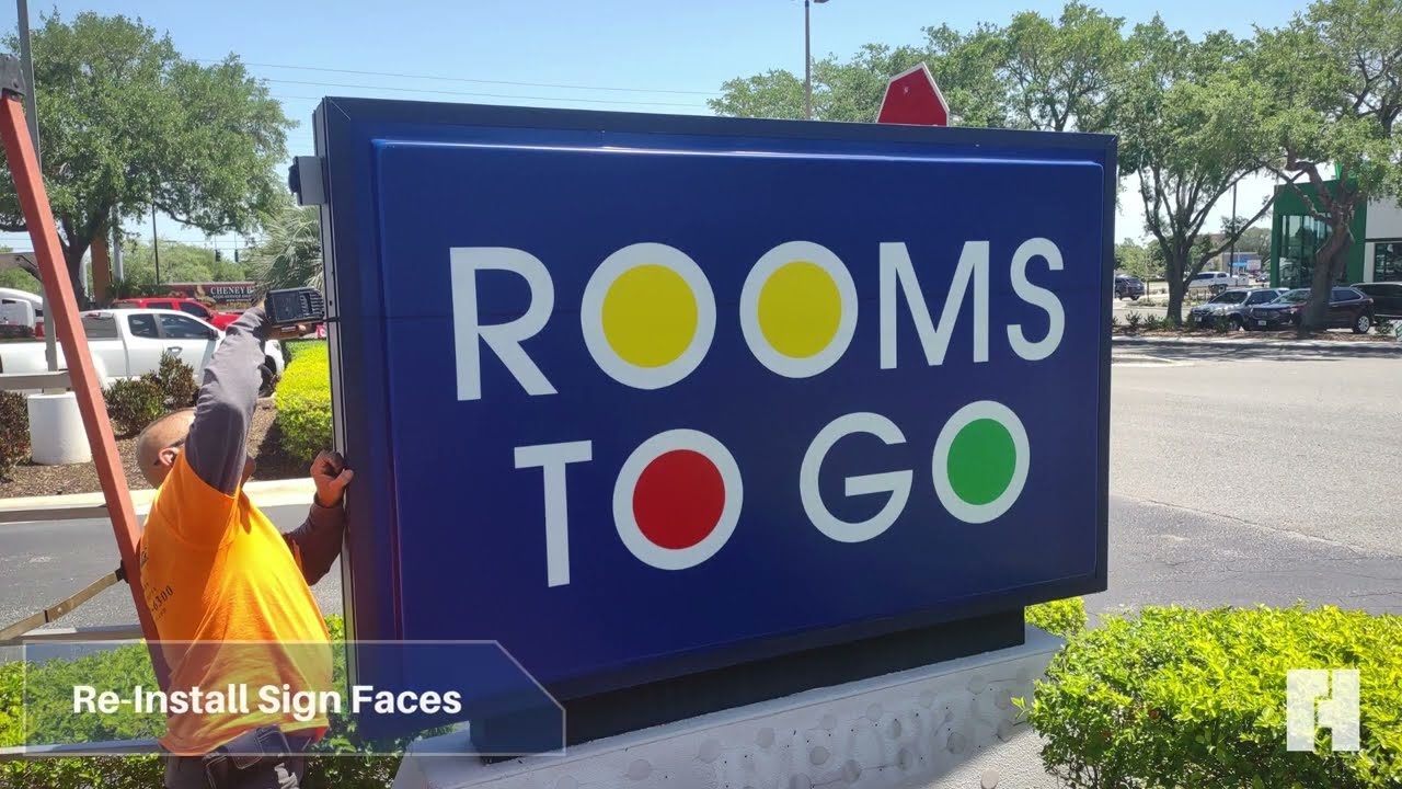 Step By Step Monument Sign LED Conversion