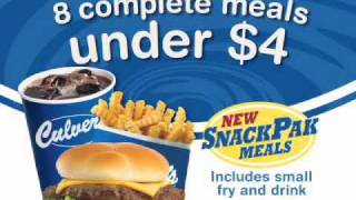 All for Only $4: Culver's New SnackPak Meals