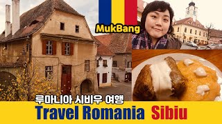 Best Things to do in Sibiu | Eat Romanian Food + Walk + Drink Coffee + MukBang !
