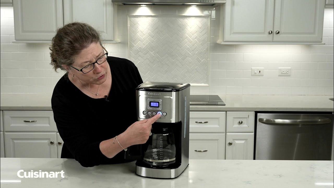 Cuisinart® Programming your coffeemaker to AUTO ON YouTube