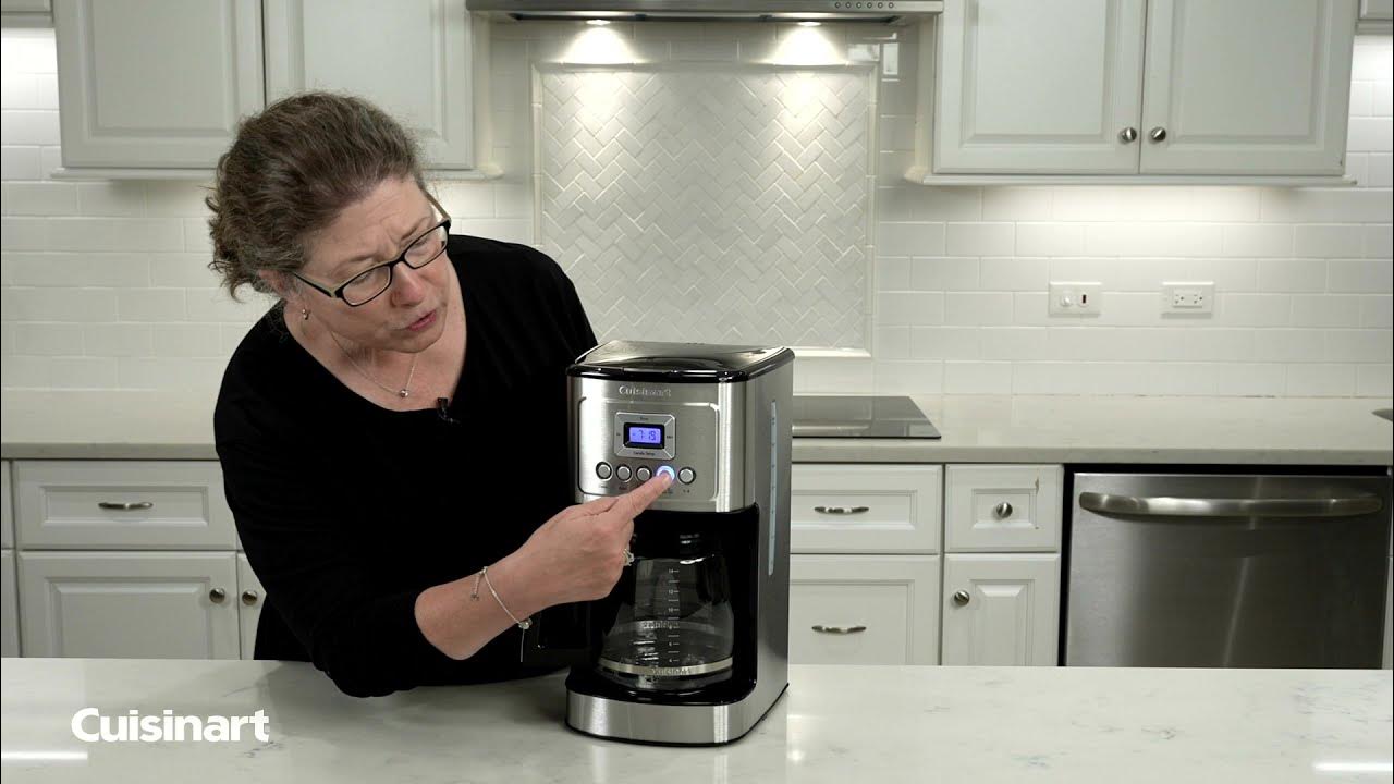 Cuisinart®  Programming your coffeemaker to AUTO ON 