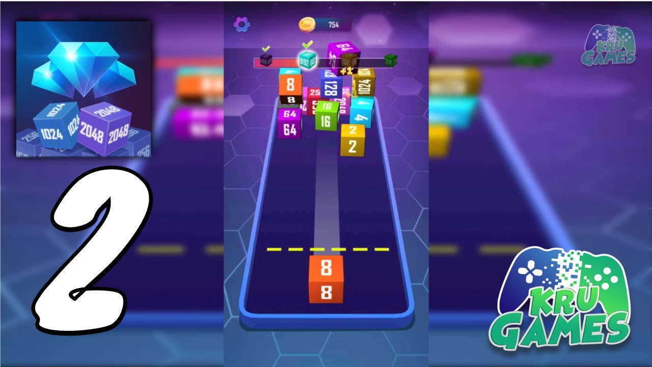 2048 Cube Winner—Aim To Win Diamond Gameplay #2 All Levels (Android, IOS)