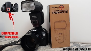 Yongnuo YN 565 EX III flash solution for Canon Eos 4000d / 3000d and 1500d / 2000d