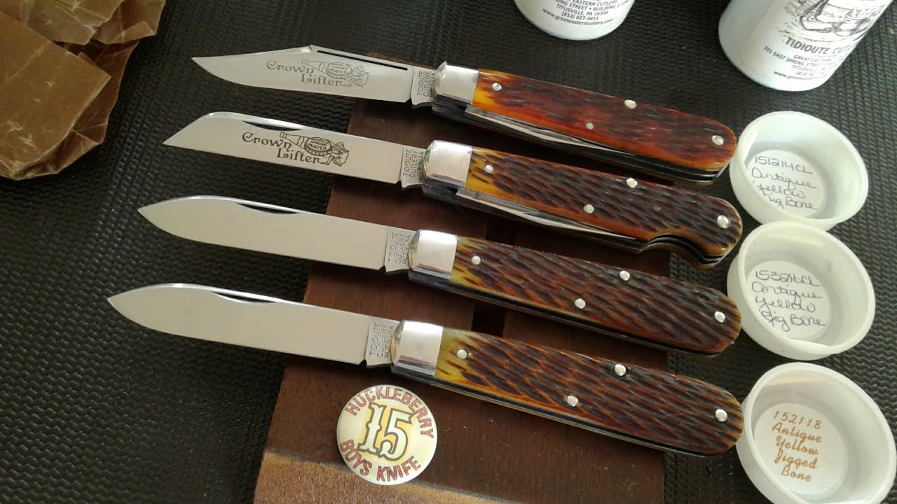 TheWalk&Talk #12 | GEC #15 Huckleberry Boys Knife × 3 🍾 Rare Clip Point Crown Lifter