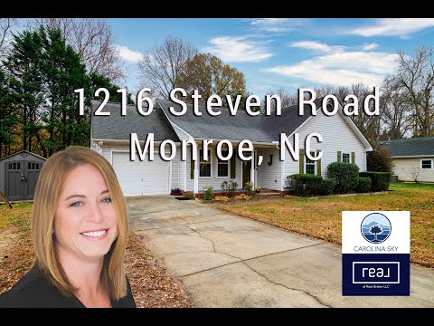 1216 Stevens Rd, Monroe, NC home video tour