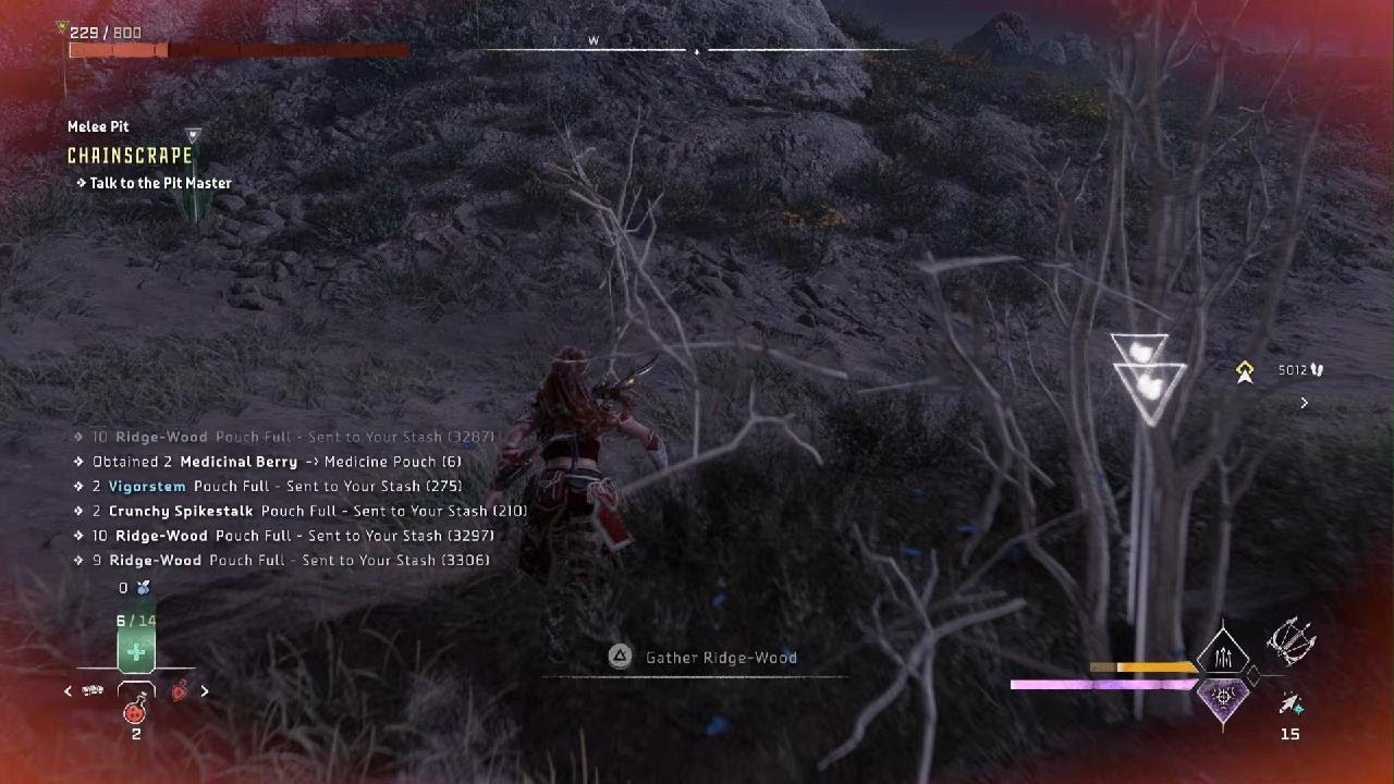 Horizon Forbidden West Luck buid (Instant brittle coils stacked in