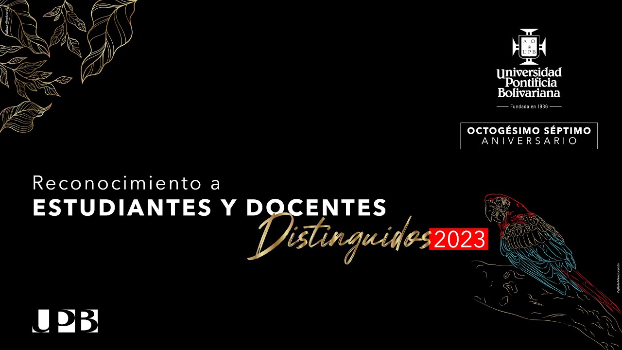 Reconocimiento a estudiantes y docentes distinguidos | 2023 - YouTube