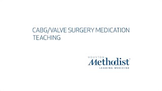 CABG: Valve Surgery Medication - Statins