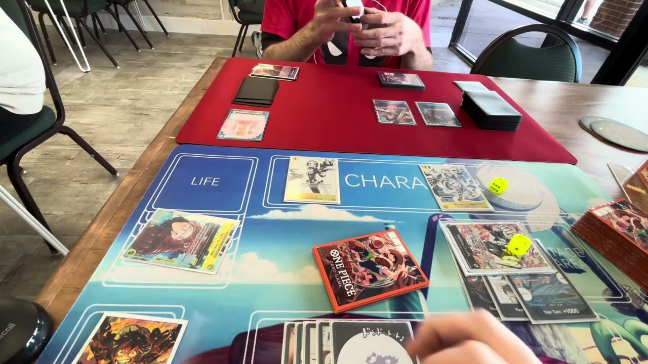 BY Luffy vs Blue Doflamingo! Round 1 at Peach State Games! ONE PIECE TCG OP-09