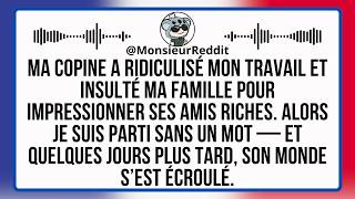 Elle S’est Moquée De Mon Métier Et De Ma Famille Devant Ses Amis — Je Suis Parti En Silence
