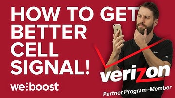 How to Improve & Boost Cell Phone Signal for Verizon | weBoost