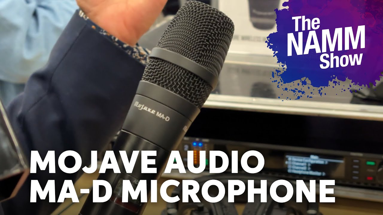 NAMM 2025: Mojave Audio MA-D Wireless Cardioid Dynamic Microphone Head