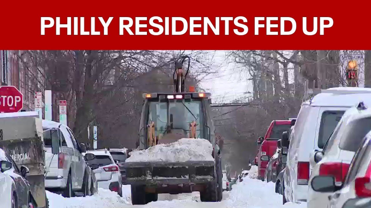 Philly residents frustrated with snowstorm clean-up
